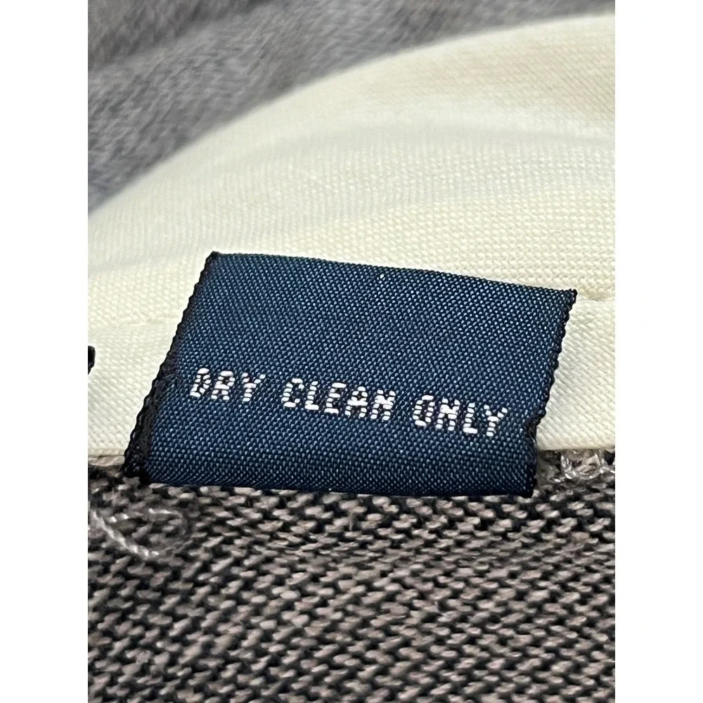 VTG Polo Ralph Lauren Linen Viscose Double Pleated Cuffed Pant Men 42(40x32 Gray